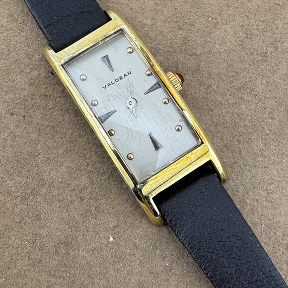 Vintage Swiss Watch by Valdean 20 Micron 18K Gold Plated Watch Runs - Picture 2 of 7